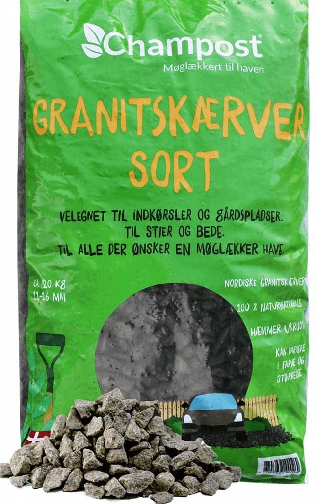 Granitskærver sort