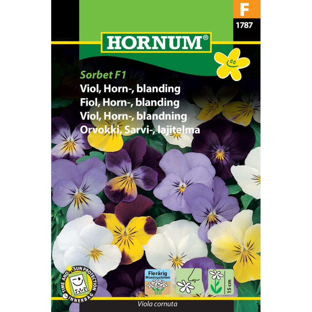 Hornviol frø