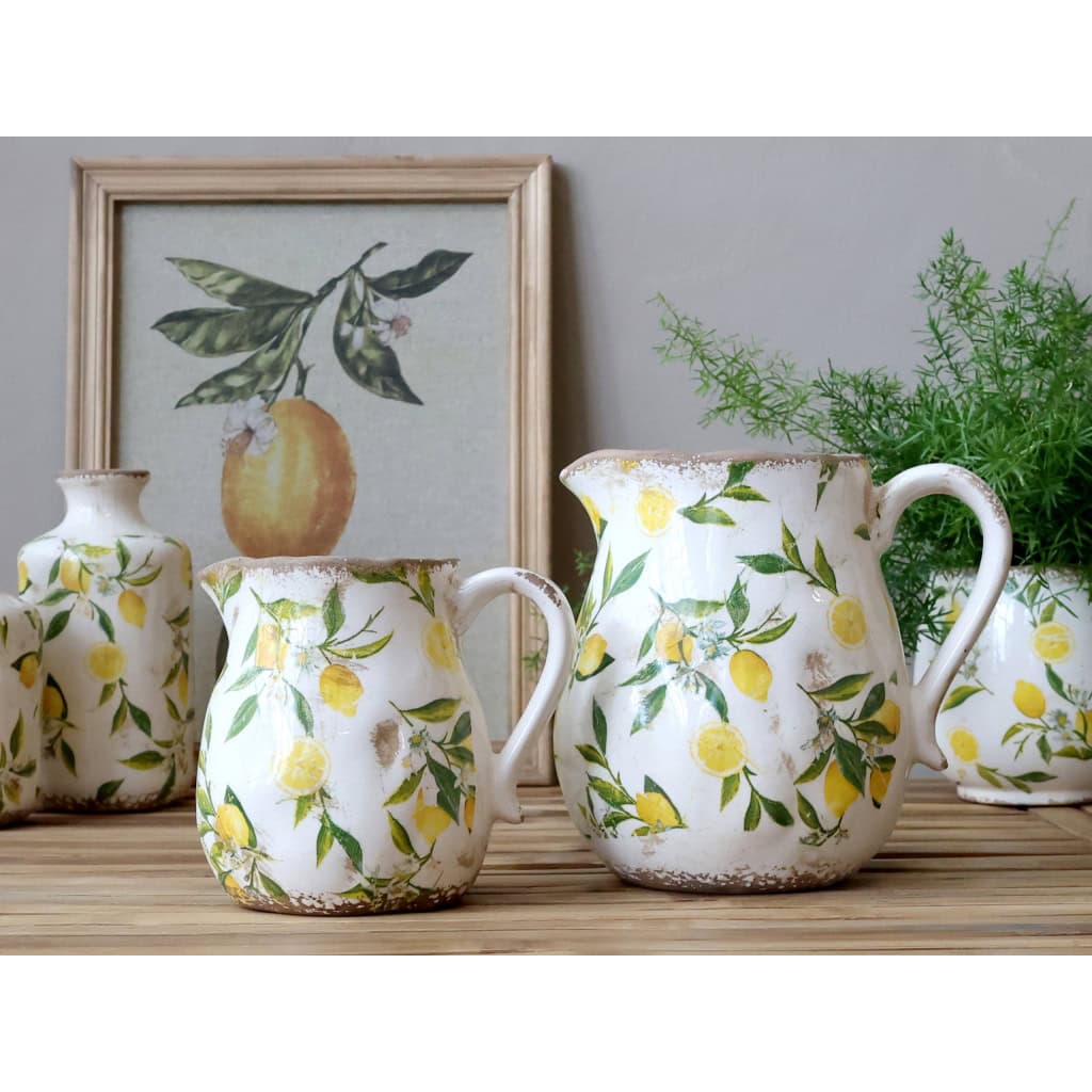 Limone kande m. citronmotiv
