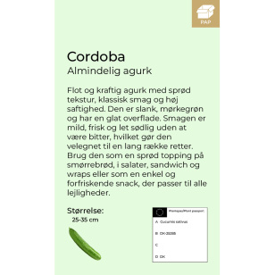 Cordopa agurkplante