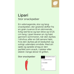 Lipari snackpeber