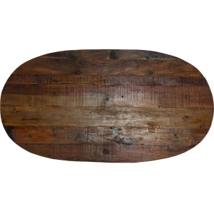 Amadeus oval træbordplade